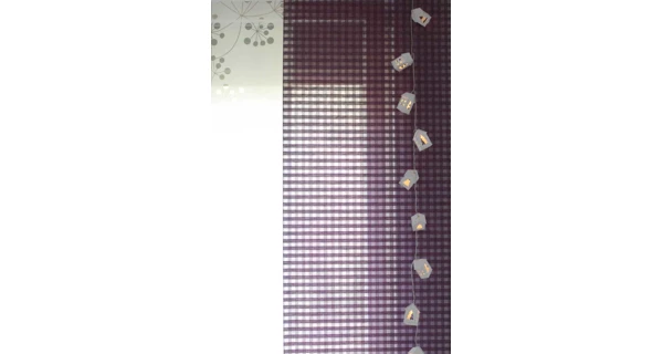 Nature řetěz s domečky 10 LED - přírodní