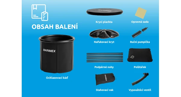 Ochlazovací káď 90x75 cm