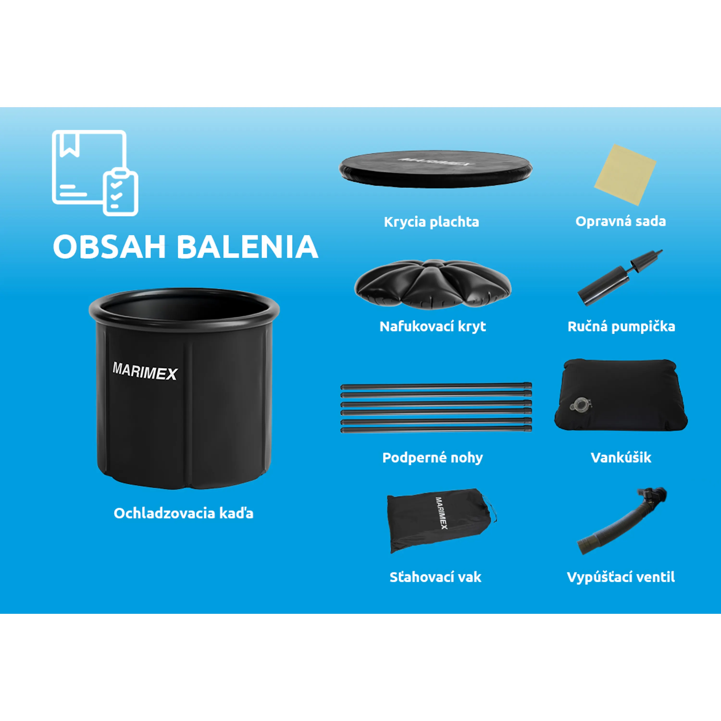 Marimex | Ochlazovací káď 90x75 cm | 11650051 Obrázek