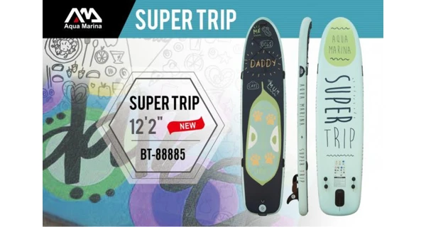 Paddle board  AQUA MARINA SUPER TRIP + karbonové pádlo ZDARMA