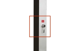Páka sprchy (rukojeť) UNO 40 l ALU