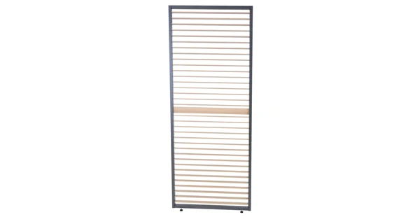 Panel zastínění 1,3 m - sklápěcí horizontální lamely, pro bioklimatickou pergolu, dřevo