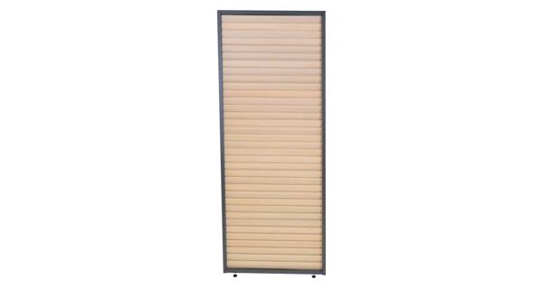 Panel zastínění 1 m - sklápěcí horizontální lamely, pro bioklimatickou pergolu, dřevo