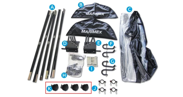 Patka pod nohu bazénu (k zastřešení Pool House Control 3,05 a 3,66 m) Patka pod nohu bazénu (k zastřešení Pool House Control 3,05 a 3,66 m)