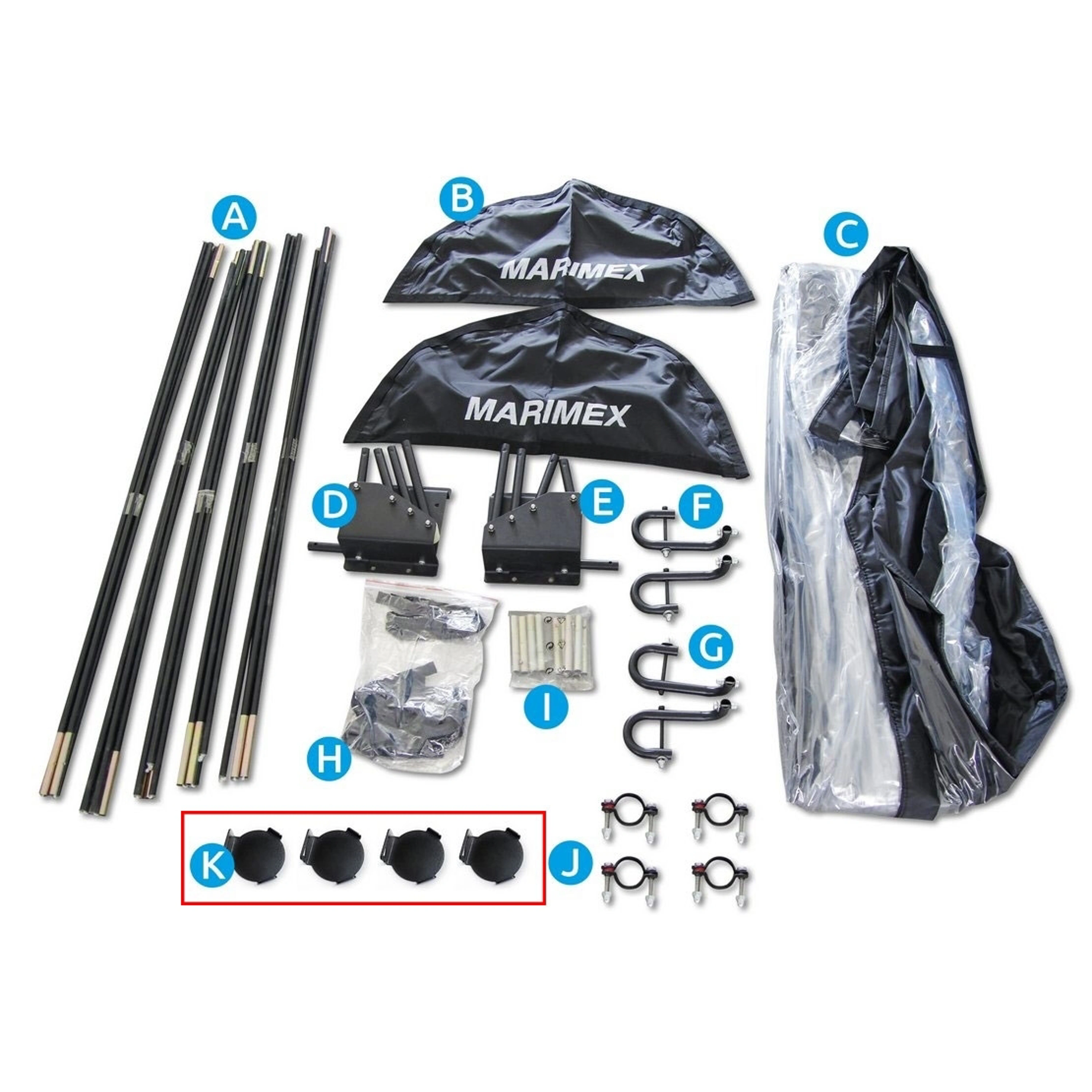 Marimex | Patka pod nohu bazénu (k zastřešení Pool House Control 3,05 a 3,66 m) | 10992105 Obrázek