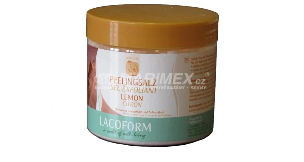 Peelingová sůl 0,5 kg - citron