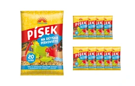 Písek pro dětská pískoviště - 10x20 litrů