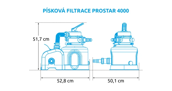 Písková filtrace Marimex ProStar 4000