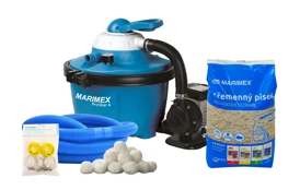 Písková filtrace + příslušenství ke zprovoznění