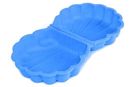 Pískoviště/bazének - mušle s krytem - modré