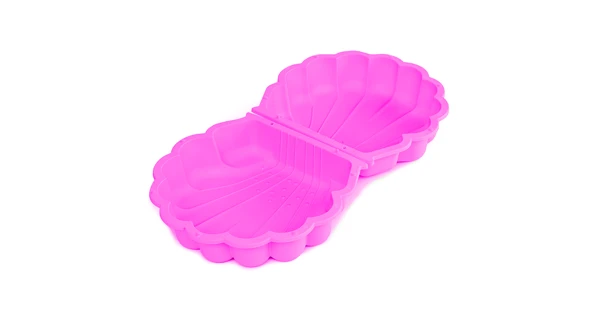 Pískoviště/bazének - mušle s krytem - růžové