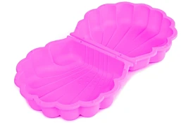 Pískoviště/bazének - mušle s krytem - růžové