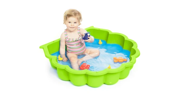 Pískoviště/bazének - mušle s krytem - zelené