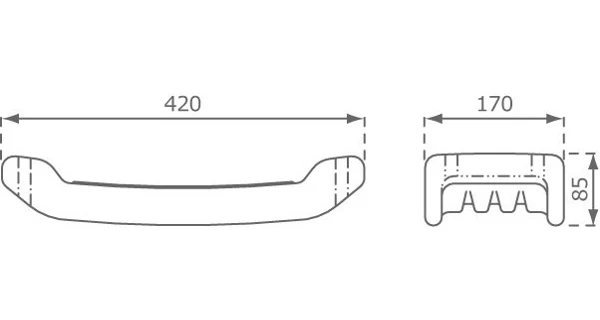Plastové Houpací sedátko - zelené