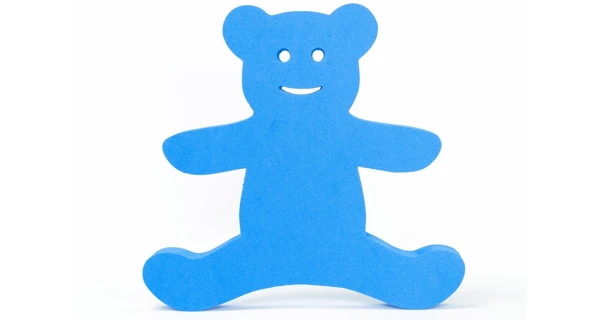 Plavecká deska Medvídek - modrá