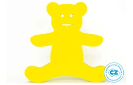 Plavecká deska Medvídek - žlutá