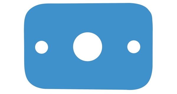 Plavecká deska - modrá