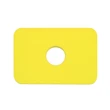 Plavecká deska Obdélník - žlutá