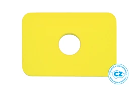 Plavecká deska Obdélník - žlutá