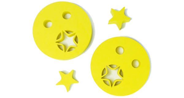 Plavecké rukávky Hvězdička - žluté