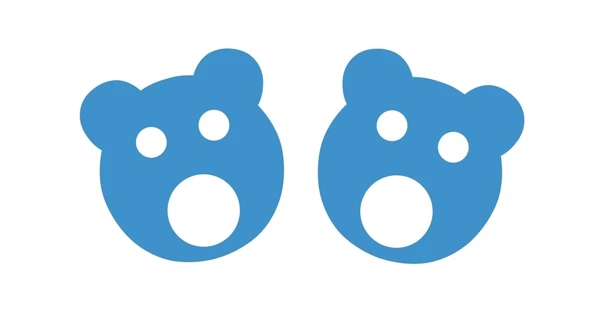 Plavecké rukávky Medvídek velký - modré