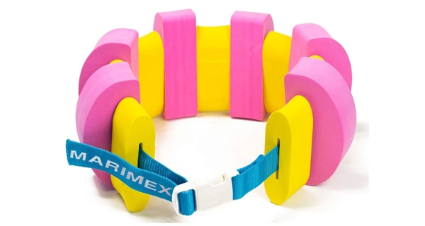 Plavecký pás Plavčík 1000 mm - růžovo/žlutý