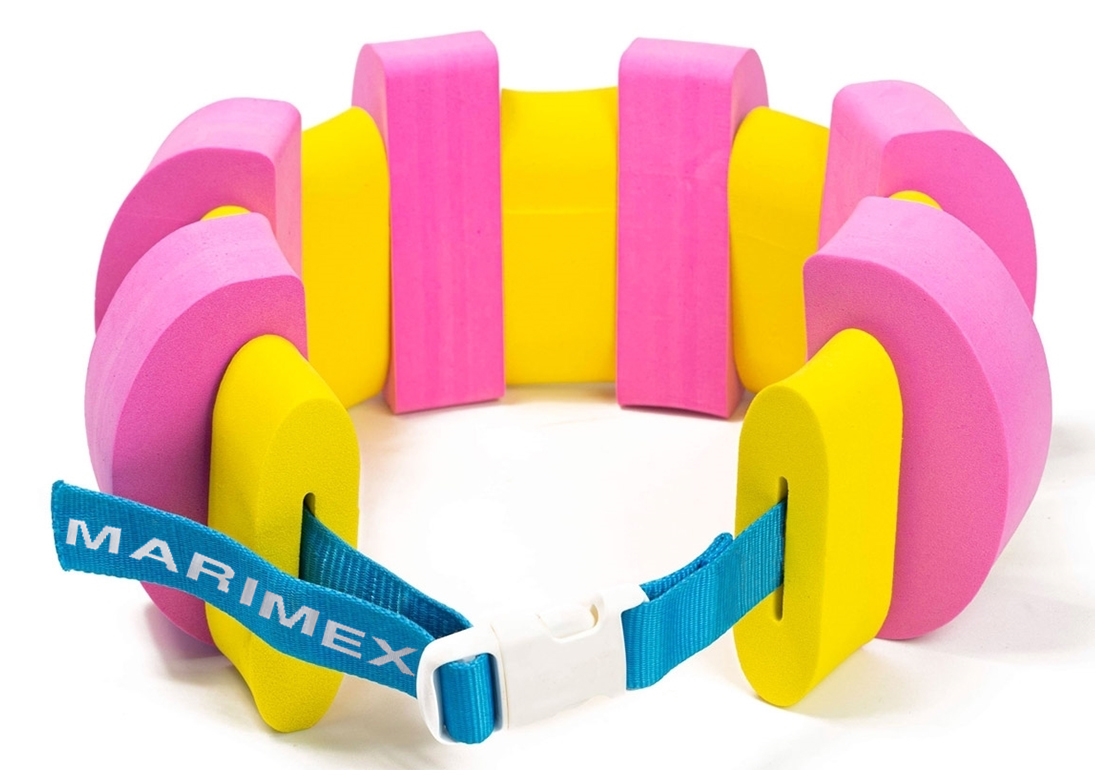Marimex | Plavecký pás Plavčík 1200mm - růžovo/žlutý | 11630312