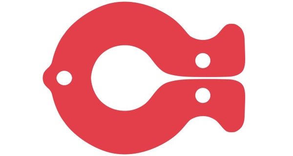 Plovák ryba  - červená