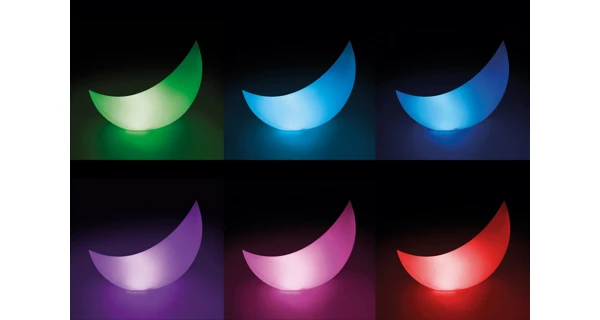 Plovoucí LED světlo - půlměsíc