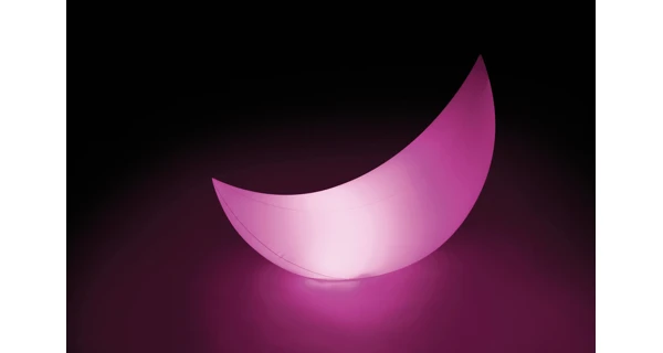 Plovoucí LED světlo - půlměsíc