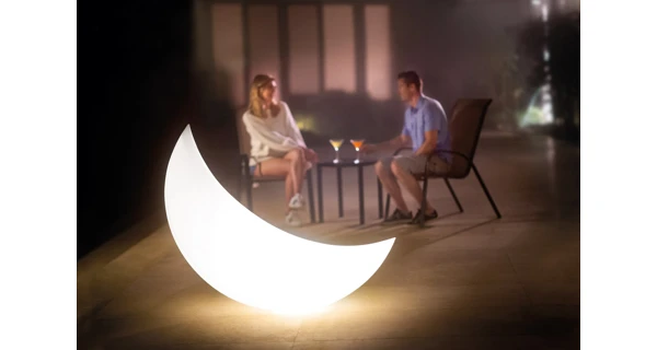 Plovoucí LED světlo - půlměsíc