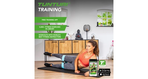 Podložka na cvičení TUNTURI s obalem, růžová