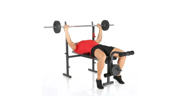 Posilovací lavice HAMMER Bermuda vč. 25 kg činek, osa 120cm, jednoručky 30cm