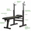 Posilovací lavice TUNTURI WB20 Basic Weight Bench Posilovací lavice TUNTURI WB20 Basic Weight Bench