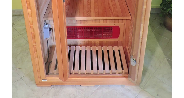 Přídavné podlahové topidlo do infrasauny