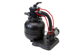 Propojovací hadice (38 cm) k filtracím BlackStar a ProfiStar