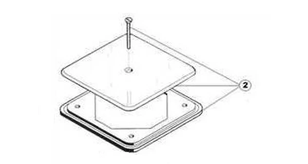 Rámeček nerez ke gule 00269 Astral