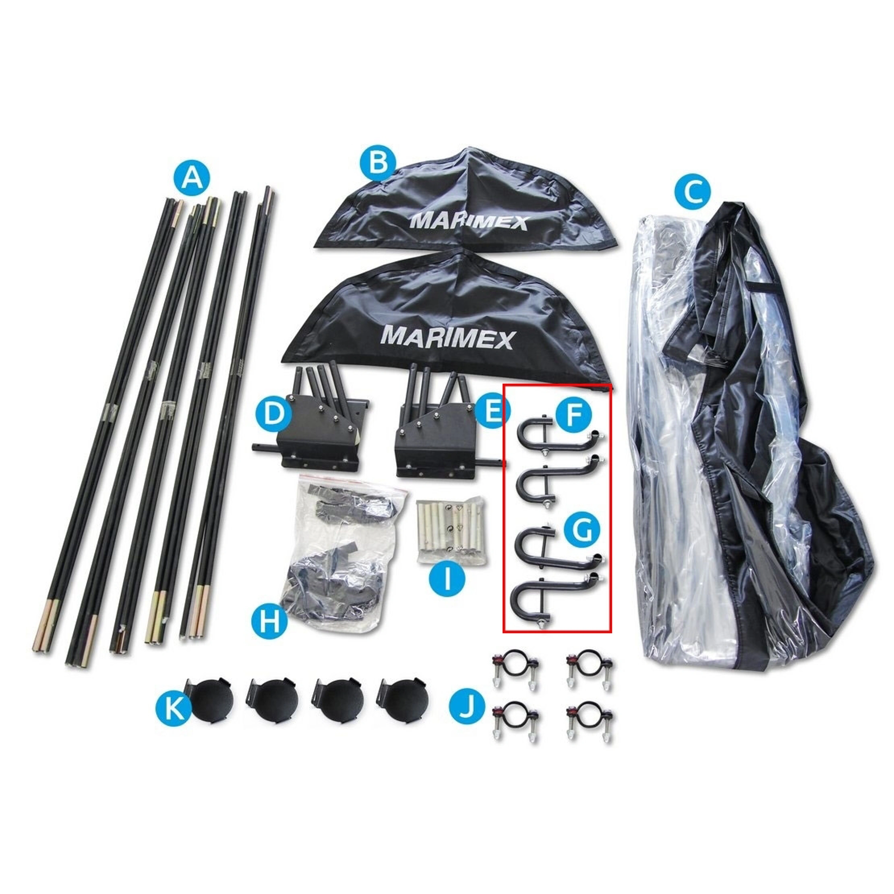 Marimex | Rameno závěsné pravé 1ks (k zastřešení Pool House Control 3,05m, 3,66m a 4,57m) | 10992110 Obrázek