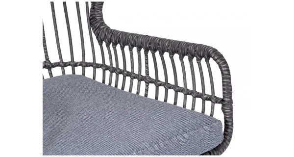 Ratanový set Rindal (1x stůl + 2x židle)