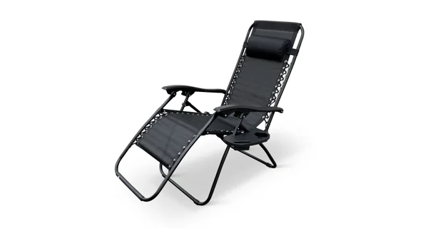 Relaxační křeslo Dallas - antracit, 2 ks