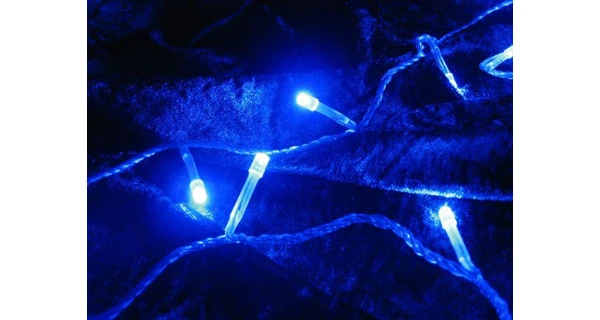Řetěz 9 m - 100 LED - modrá