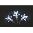 Řetěz LED - hvězdy - studená bílá
