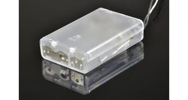 Řetěz LED - vločky - teplá bílá