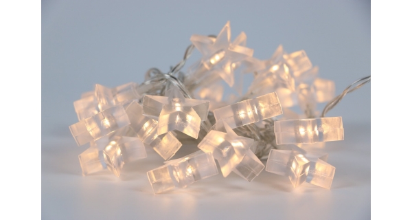 Řetěz s hvězdami 20 LED