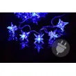 Řetěz s hvězdami 40 LED - modrá