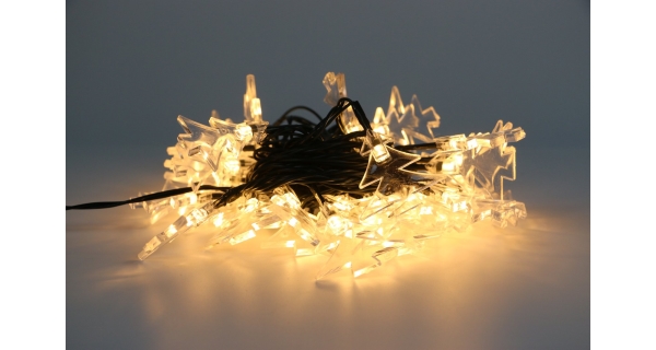 Řetěz se stromečky 40 LED - teplá bílá