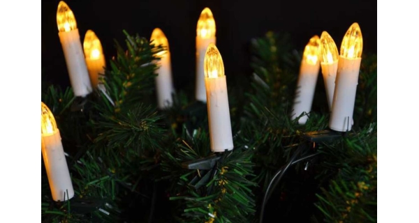 Řetěz svíčky 20 LED - teplá bílá