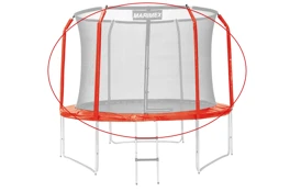 Sada krytu pružin a rukávů pro trampolínu 305 cm - červená