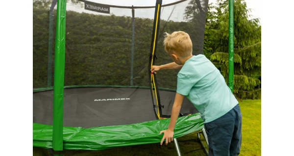 Sada krytu pružin a rukávů pro trampolínu 366 cm - zelená