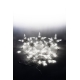 Sada LED osvětlení (Medvěd + světelný řetěz hvězdy + světelný řetěz 100 LED - studená bílá)
